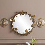 Бра круглое с прозрачным рельефным плафоном Crystal Prism варинант исполнения - 3 | Loft Concept в Ижевске