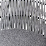 Кресло с декоративным плетением на спинке и подлокотниках Armchair Weaving варинант исполнения - 8 | Loft Concept в Ижевске