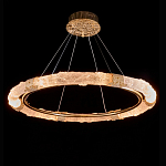 Люстра в форме кольца с золотым декором Warm Heavenly Light варинант исполнения - 2 | Loft Concept в Ижевске
