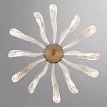 Люстра с крупными рельефным декором в виде лепестков 60 см Ethereal Bloom варинант исполнения - 4 | Loft Concept в Ижевске