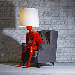 Лампа MANNEQUIN LAMP с абажуром девушка на кресле варинант исполнения - 4 | Loft Concept в Ижевске