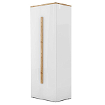 Шкаф платяной с белым глянцевым фасадом Grace of Furniture варинант исполнения - 2 | Loft Concept в Ижевске