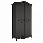 Шкаф черный из массива бука в стиле прованс Black Provence варинант исполнения - 3 | Loft Concept в Ижевске