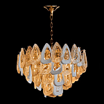 Люстра с многослойными белыми и прозрачными подвесками Character Chandelier варинант исполнения - 4 | Loft Concept в Ижевске