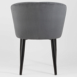 Мягкое кресло на металлических ножках Shaggy Dark Grey варинант исполнения - 3 | Loft Concept в Ижевске