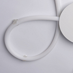 Люстра белого цвета с тремя изогнутыми светодиоидными плафонами Luke Lampco Tracer Lamp варинант исполнения - 3 | Loft Concept в Ижевске