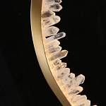 Подвесной светильник обрамленный элементами в виде кристаллов Smooth Shine варинант исполнения - 5 | Loft Concept в Ижевске