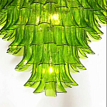 Люстра из семи ярусов зеленого стекла Independence варинант исполнения - 7 | Loft Concept в Ижевске
