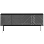 Длинная тумба с зеркальным декором Serena варинант исполнения - 11 | Loft Concept в Ижевске