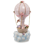 Статуэтка фарфоровая музыкальная Девочка на воздушном шаре Charming Statuette варинант исполнения - 1 | Loft Concept в Ижевске
