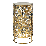 Столик приставной с цветочной резной фактурой Madagascar варинант исполнения - 1 | Loft Concept в Ижевске