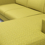 Мебельная ткань Шенилл горчичный цвет 142 см T4-62 варинант исполнения - 10 | Loft Concept в Ижевске