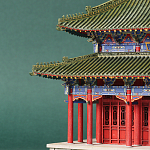 Макет Китайской пагоды миниатюра Дворцовый парк Синцинь в Пекине варинант исполнения - 1 | Loft Concept в Ижевске