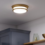 Потолочный светильник с белым матовым стеклянным плафоном в форме перевернутого конуса Hinkley варинант исполнения - 7 | Loft Concept в Ижевске