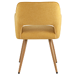 Стул в рогожке желтого цвета NEASAN STOOL варинант исполнения - 3 | Loft Concept в Ижевске