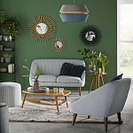 Кресло серое Pauley Grey Armchair варинант исполнения - 4 | Loft Concept в Ижевске