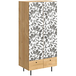 Шкаф с принтом Leaf bouquet варинант исполнения - 1 | Loft Concept в Ижевске