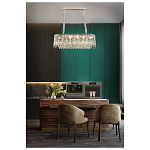 Люстра овальная с хрустальными подвесками Roul Crystal Light варинант исполнения - 8 | Loft Concept в Ижевске