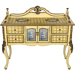 Комод деревянный Illustration of flowers варинант исполнения - 1 | Loft Concept в Ижевске