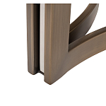 Столик журнальный с круглой мраморной столешницей Unique Stone Design варинант исполнения - 6 | Loft Concept в Ижевске