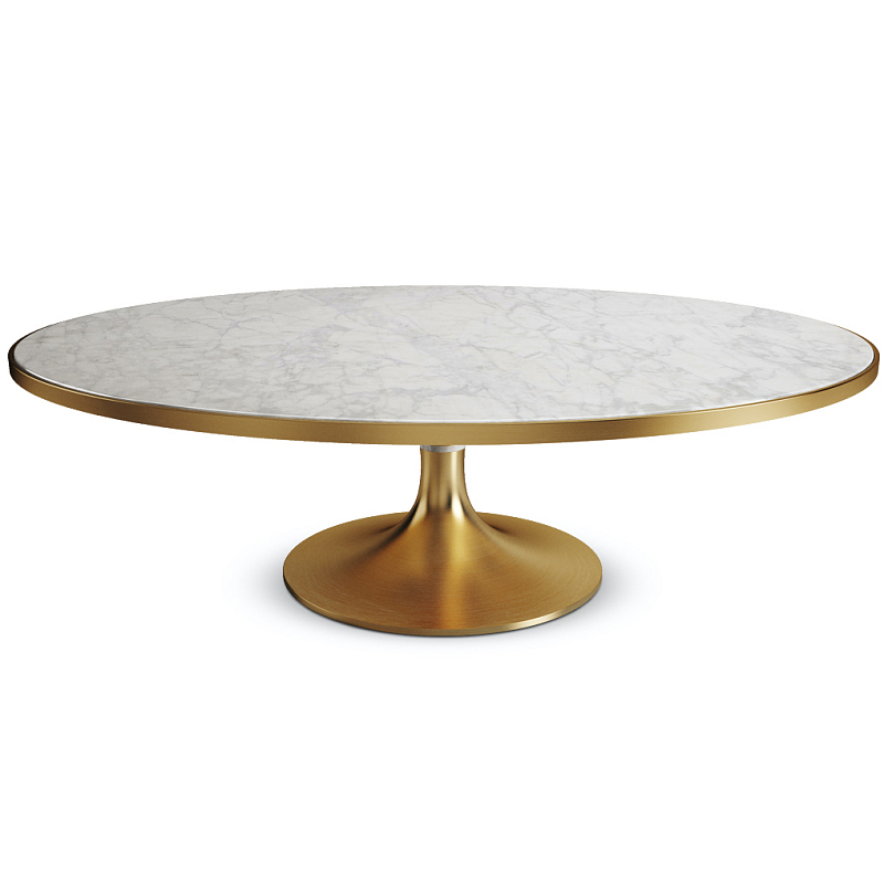 Обеденный стол Marble in Metal Dining Table Обеденный стол Marble in Metal Dining Table в Ижевске | Loft Concept