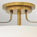 Потолочный светильник с круглым матовым белым плафоном Hinkley варинант исполнения - 6 | Loft Concept в Ижевске