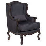 Кресло George Grand Armchair black velour варинант исполнения - 1 | Loft Concept в Ижевске