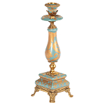 Подсвечник из фарфора с бронзовыми элементами Eden Garden варинант исполнения - 1 | Loft Concept в Ижевске