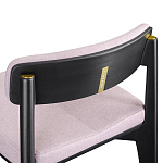 Барный стул из массива ясеня с обивкой из рогожки Elegant Ash Shape варинант исполнения - 5 | Loft Concept в Ижевске