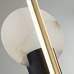 Бра с круглым плафоном из алебастра и бронзовой декоративной стрекозой 65 Alaris  варинант исполнения - 6 | Loft Concept в Ижевске