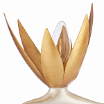 Торшер с 3-мя плафонами в виде цветов Golden Bird of Paradise варинант исполнения - 1 | Loft Concept в Ижевске