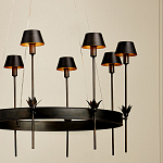 Люстра круглая со светодиодными лампами Innovation варинант исполнения - 5 | Loft Concept в Ижевске