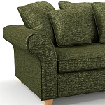 Мебельная ткань Шенилл зеленый цвет 138 см T4-22 варинант исполнения - 7 | Loft Concept в Ижевске