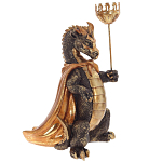 Подсвечник в виде дракона Dragon candlestick Gold варинант исполнения - 1 | Loft Concept в Ижевске