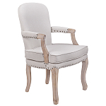 Кресло Aubrey Classical Armchair beige flax варинант исполнения - 1 | Loft Concept в Ижевске