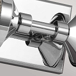 Бра для ванных комнат горизонтальное с 2-мя прозрачными рифлеными цилиндрическими плафонами Feiss варинант исполнения - 3 | Loft Concept в Ижевске