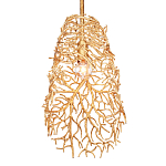 Подвесной светильник золотой в виде кораллов Coral Decor варинант исполнения - 2 | Loft Concept в Ижевске