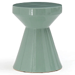 Приставной стол из керамики Manufacto Gray-green варинант исполнения - 1 | Loft Concept в Ижевске