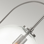 Подвесной светильник с прозрачным плафоном в форме шара в арочной подвеске Hinkley варинант исполнения - 16 | Loft Concept в Ижевске