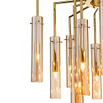 Люстра со стеклянными цилиндрическими плафонами Luminous Cylinders Amber варинант исполнения - 4 | Loft Concept в Ижевске