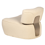 Кресло бежевое без подлокотников с обивкой из ткани букле Space of Freedom варинант исполнения - 2 | Loft Concept в Ижевске