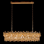 Люстра с декоративными элементами в виде крупных хрустальных цветов Palace Gardens варинант исполнения - 1 | Loft Concept в Ижевске