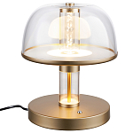 Настольная лампа с плафоном из акрила и металлическим основанием Blanton 23 варинант исполнения - 2 | Loft Concept в Ижевске