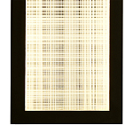 Светодиодное прямоугольное бра из металла черного цвета Lattice Lux варинант исполнения - 4 | Loft Concept в Ижевске
