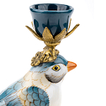 Фарфоровый подсвечник с птицей Eden Garden варинант исполнения - 4 | Loft Concept в Ижевске