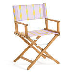 Кресло режиссерское из акации и ткани Geneva варинант исполнения - 5 | Loft Concept в Ижевске