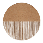 Бра круглое натуральная пробка с бахромой Natural Cork варинант исполнения - 1 | Loft Concept в Ижевске