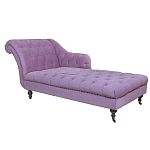 Кушетка фиолетовая с мягкой обивкой из велюра Michael Couch варинант исполнения - 1 | Loft Concept в Ижевске