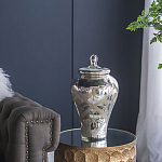 Ваза из стекла с крышкой и декоративными узорами Chinoiserie Ceramics варинант исполнения - 7 | Loft Concept в Ижевске