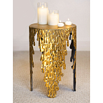 Столик дизайнерский Copper streaks варинант исполнения - 9 | Loft Concept в Ижевске